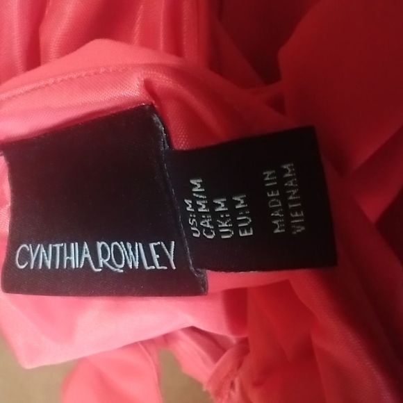 Cynthia Rowley Short Sleeve Pullover Red Fit & Flare Mini Dress (M) - Picture 3 of 7